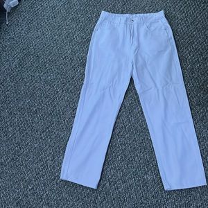 white jeans! never worn, only tried on, don’t fit and not my style!